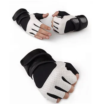 

1 Pair Of Posture Corrector Wrist Finger Protection PU Leather Anti-skid Middle Finger Fitness Training Fitness Care