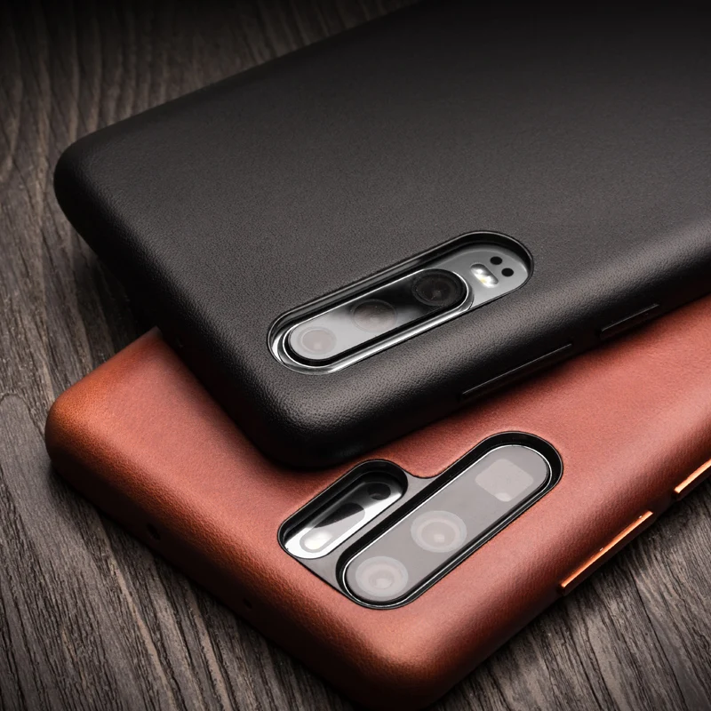 

Винтажный чехол-накладка для Huawei P30, из натуральной воловьей кожи, Qialino