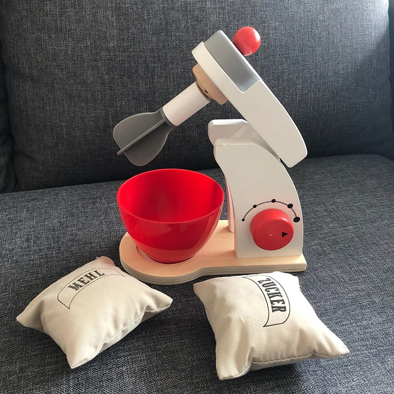 Детская деревянная кухонная игрушка деревянный кофе Тостер машина Миксер для еды для детей ролевые игры для раннего развития Игрушка