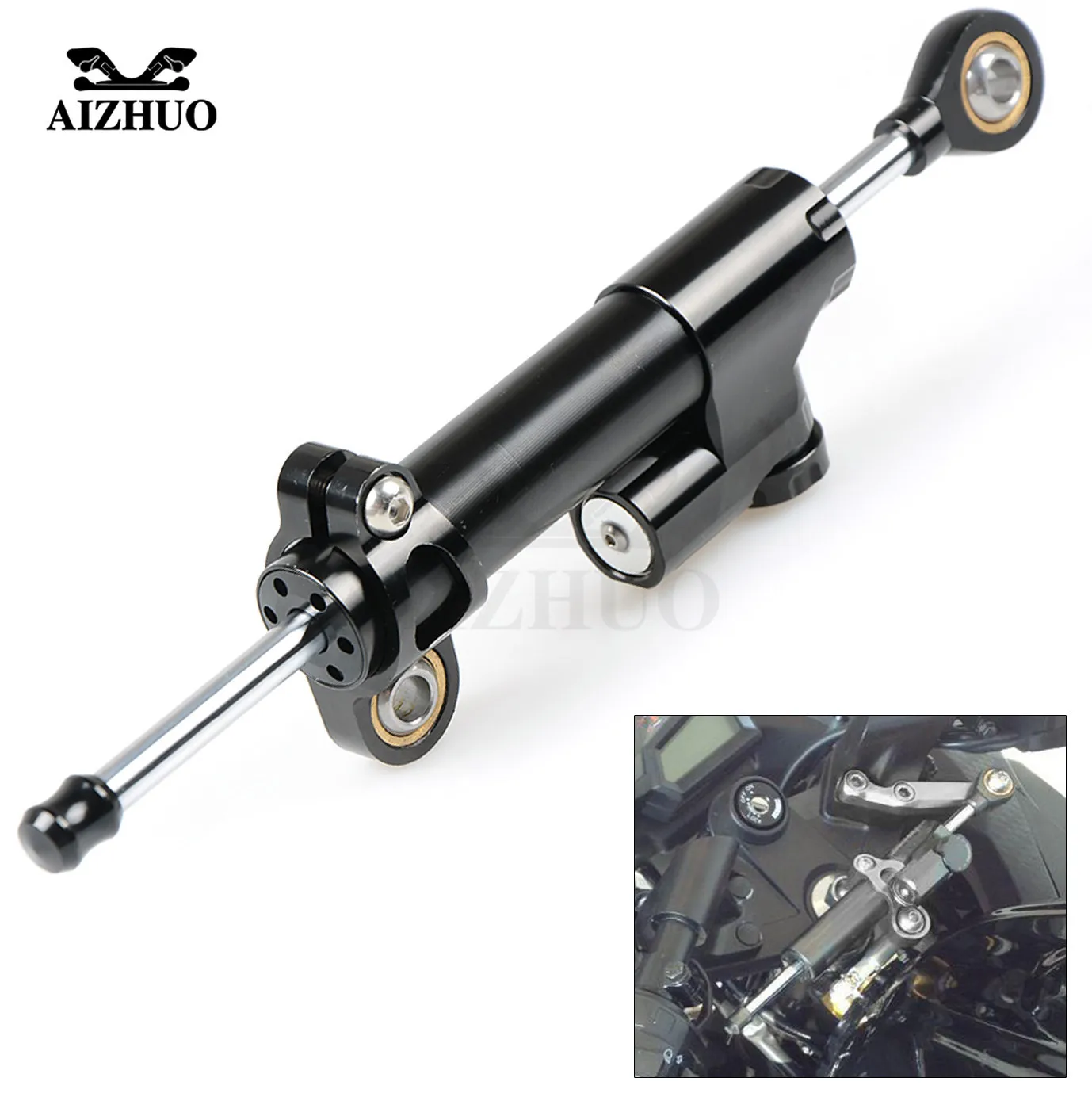 

Universal Motorcycle Damper Steering Stabilize Safety Control For Yamaha YZFR125 YZF R125 2008-2013 XSR 700 ABS MT25 XP500 XP530