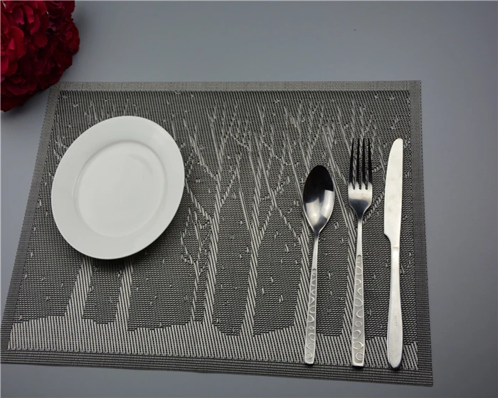 

Hot Sales 4pcs/set Household Supplies PVC Bowl/pan Holder Coaster Use Coffee Tea Drinks Mat Dining Table Autumn forest Placemats