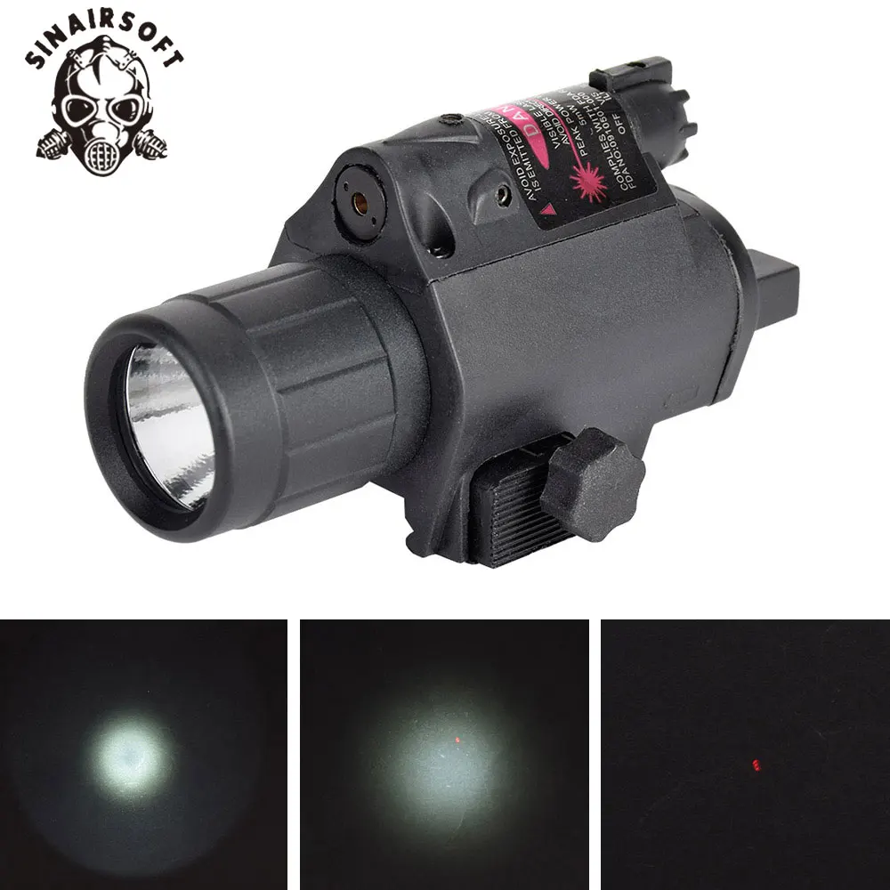 SINAIRSOFT 2 в 1 страйкбол охота M6 CREE светодиодный фонарь 200LM прицел Тактический