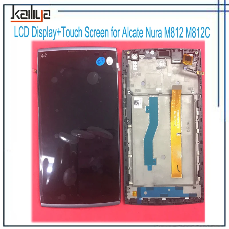 

LCD Display For Alcatel One Touch Orange Nura M812 M812C M812F 5.5'' Touch Screen With Frame Digitizer Sensor Replacement Black