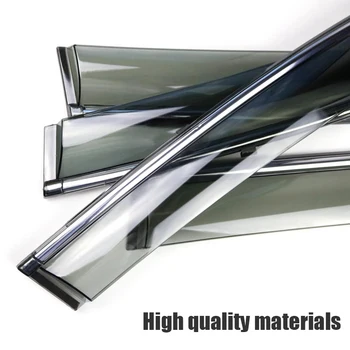 

Backar 4pcs Auto Car Windows Rain Wind Sun Shield Deflector Visor Trim For Subaru Forester 2009 2010 2011 2012 Accessories