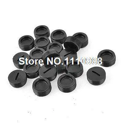 

Black Plastic Screw 15mm Dia Carbon Brush Holder Caps Cover 20 Pcs
