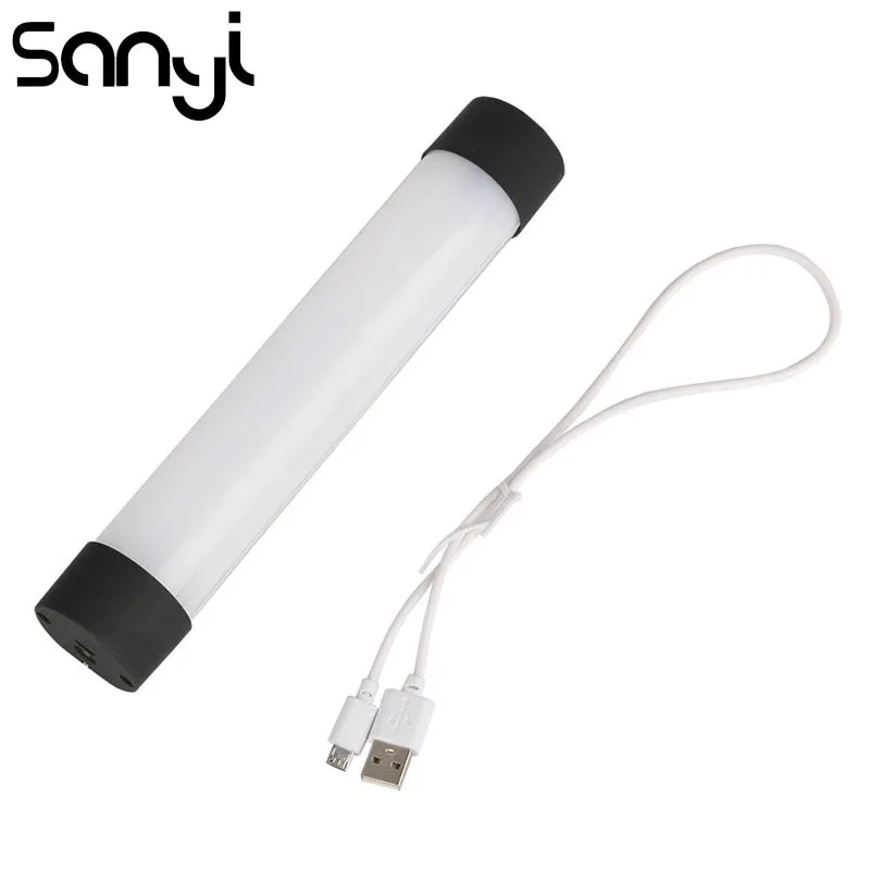 

SANYI Rechargeable Work Inspection Flashlight light Power Bank Charging 4-Modes LED Night Torch with Magnet Tail Rope USB Cable