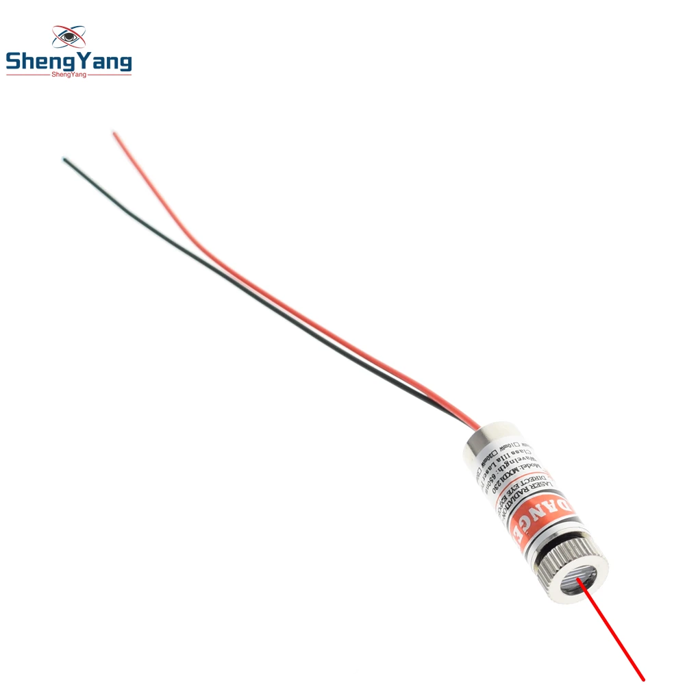 1 шт. ShengYang 650nm 5 мВт линейный красный лазерный модуль головка стеклянная линза Фокусируемый промышленный класс