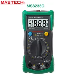 MASTECH MS8233C Цифровой мультиметр Бесконтактный Напряжение тестер AC DC Напряжение Текущий детектор K Тип Температура измерения