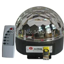 Заводская распродажа 7 цветов светодиодный хрустальный шар 6 шт.* 1 Вт Светодиодный Мини шар хрустальный свет для дома Вечерние