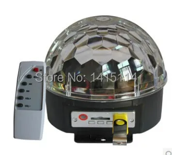 

Factory sale seven color led crystal ball 6pcs*1w led mini ball crystal light for home party
