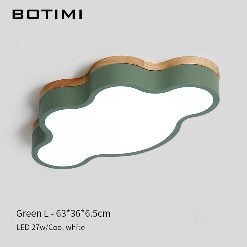  BOTIMI Cloud Shaped LED Ceiling Lights With Remote Control Modern Ceiling Lamp For Living Room Kids - 32825218075