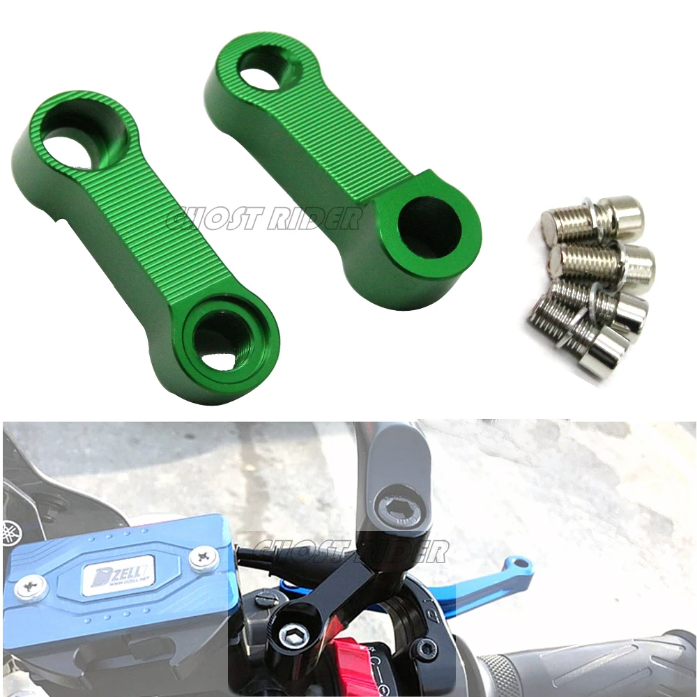 

Applicable to Kawasaki Versys650 KLE650 Vesys1000 Versys 650 1000 VERSYS-X300 motorcycle rearview mirror riser extension bracket