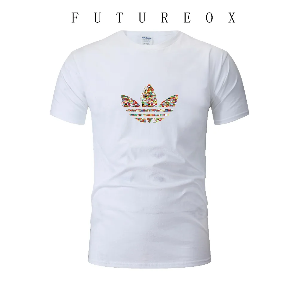 FUTUREOX белая мужская футболка s забавная Футболка с принтом Повседневная