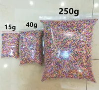 12L DIY Snow Mud Particles Accessories Slime Balls Small Tiny Foam Beads For Floam Filler For DIY Supplies 2-4mm 2