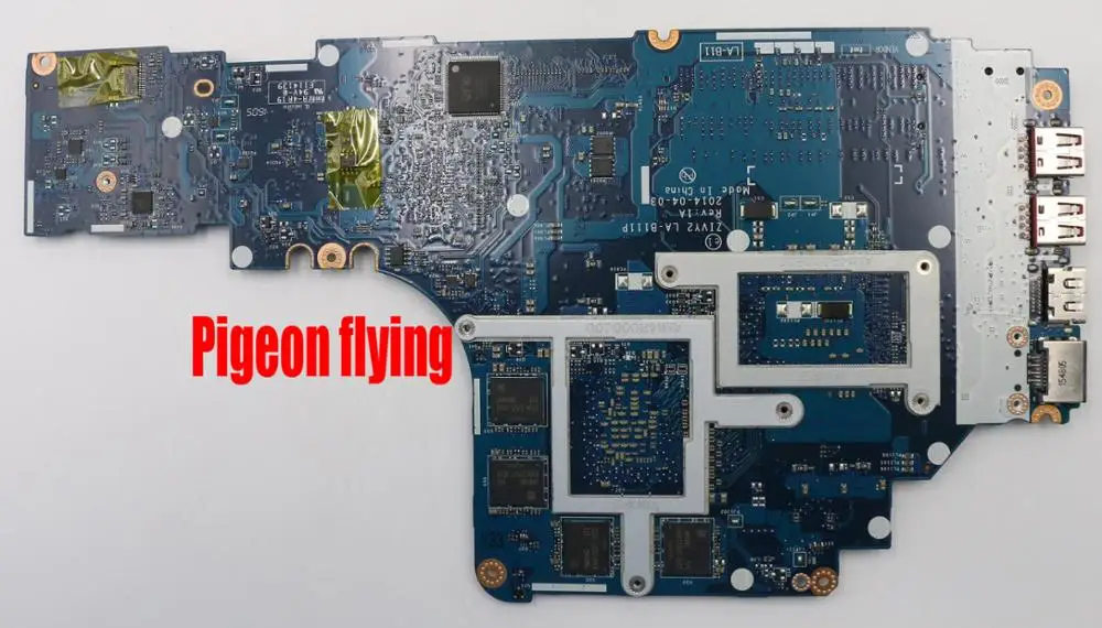 Greatest  LA-B111P for lenovo Y70-70/y70-70touch laptop motherboard CPU I7-4720HQ 4GB N16 GPU FRU 5B20H22952 