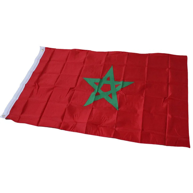 3X5 флаг Марокко 3'X5' 3FT X 5FT марокканский Национальный флаг баннер Летающий стиль для внутреннего и наружного карнавала
