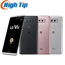 Разблокированный lg V20 4 Гб ОЗУ 64 Гб ПЗУ ОС Android 7,0 5," дюймовый экран Snapdragon 820 16 Мп+ 8 Мп камера 4G LTE Смартфон lg v20