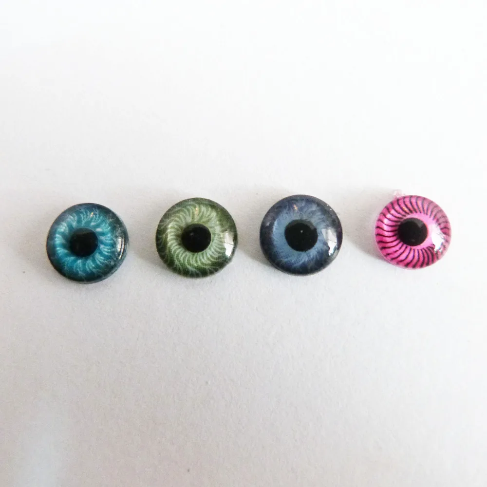 9mm Safety Eyes Sewing Eyes Glass Eyes Colored Eyes --Blue--50pairs