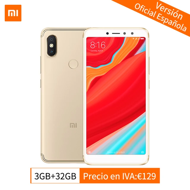 Best Offers Global Version Original Xiaomi Redmi S2 3GB 32GB Smartphone Snapdragon 625 Octa Core 5.99" 18:9 Full Screen 12MP+5MP Dual Camera