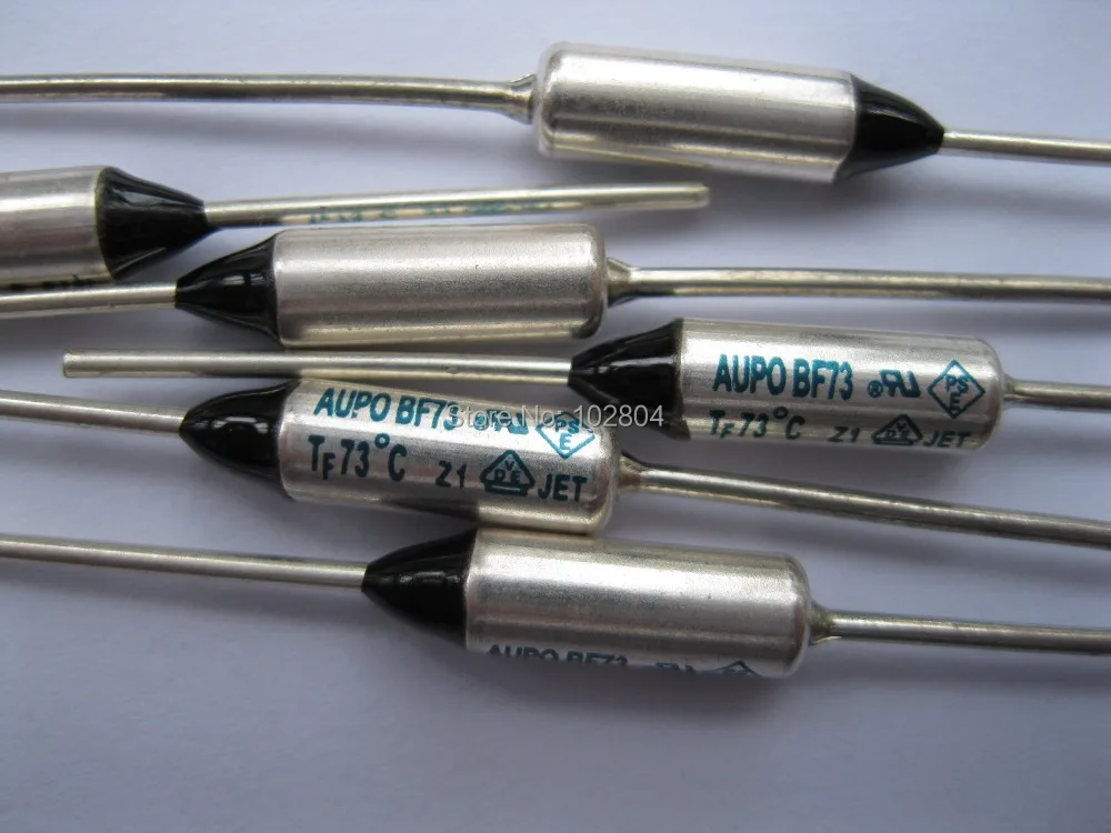 Microtemp Thermal Fuse 73C Cut-off 10A 250V 200 pcs per Lot | Обустройство дома
