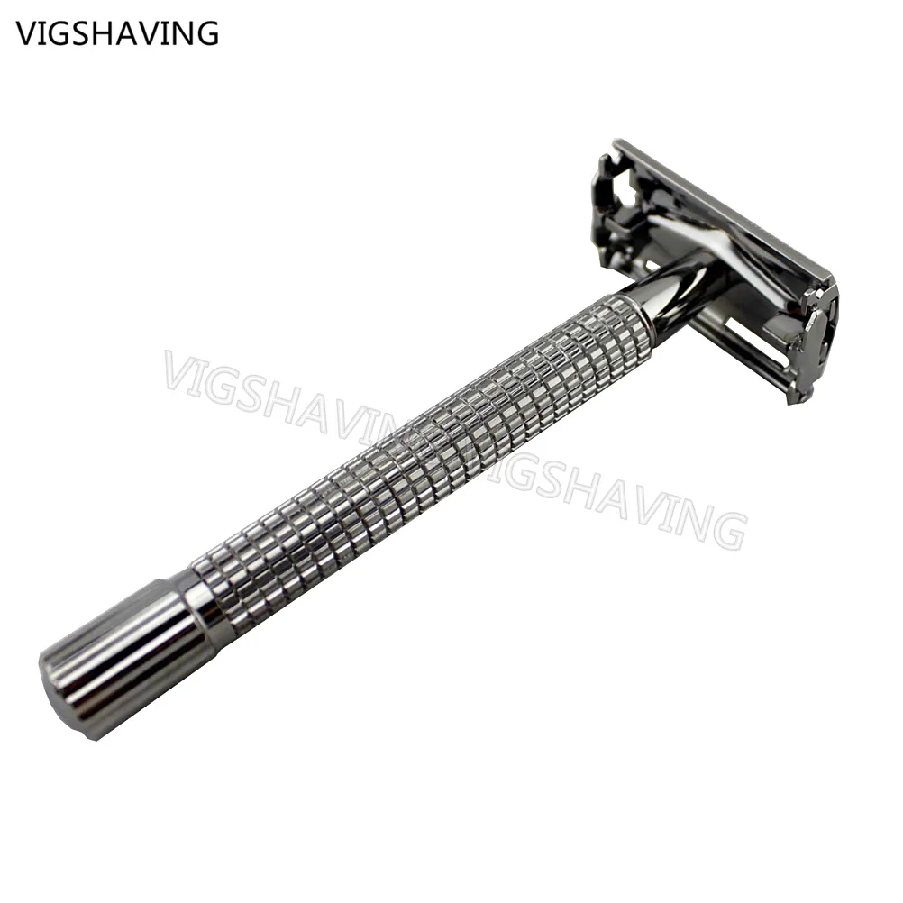

11.2cm Long Handle Gunmetal double edge weishi Safety razor