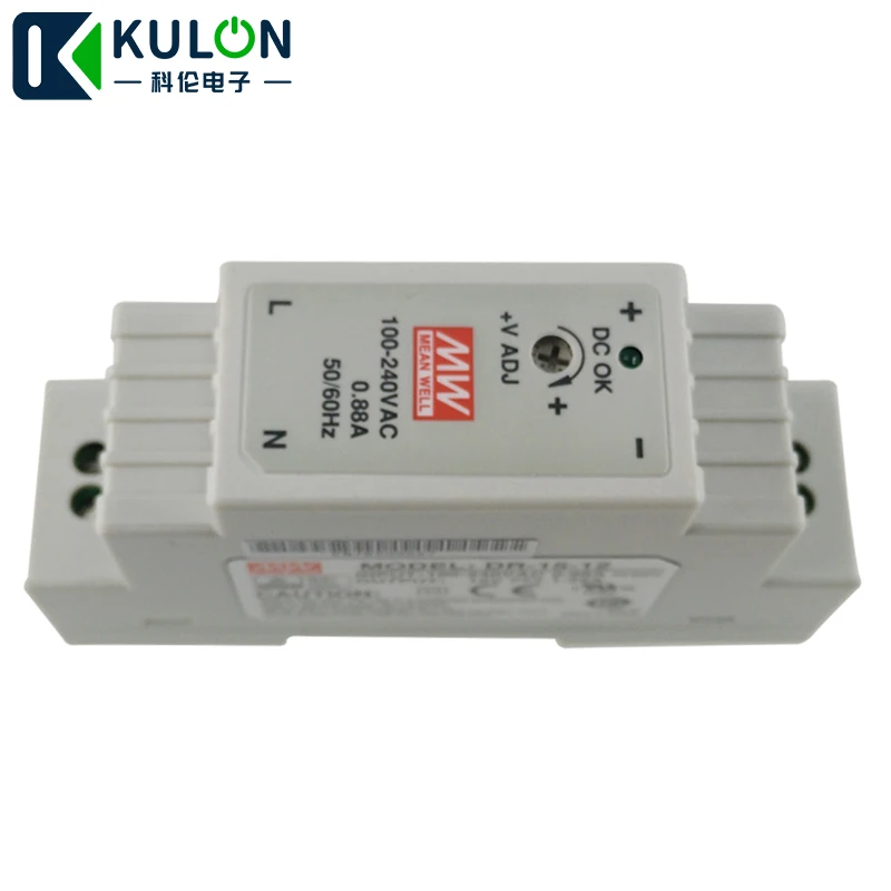 MEAN WELL Din-Rail power supply 15W MeanWell Panel Mount HDR-15-12