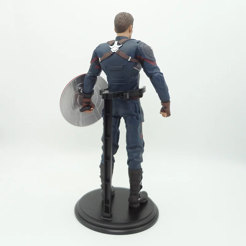 Фигурка Капитана Америки из фильма «Civil War», масштаб 1/6, окрашенная фигурка Капитана Америки, ПВХ фигурка, игрушка Brinquedos, аниме