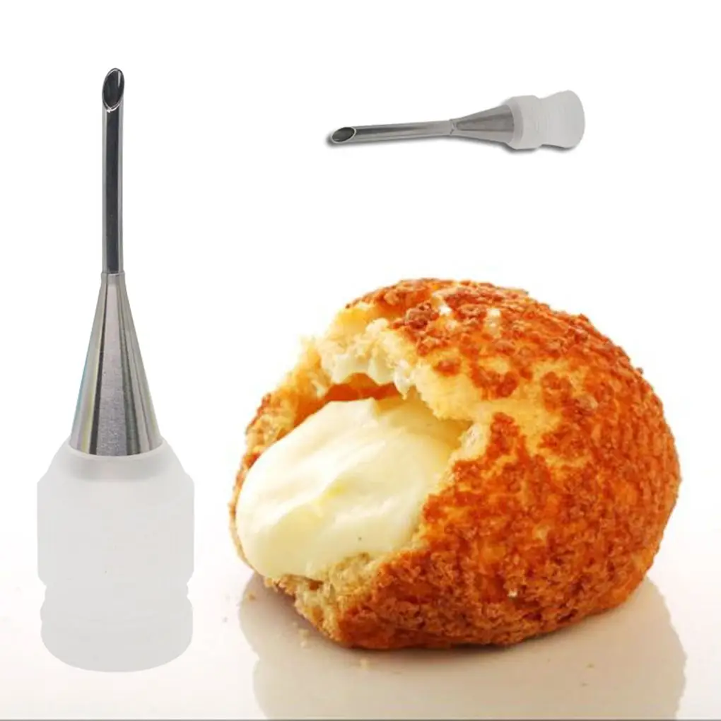 

Feiqong Wholsale 2PCS/Set Puff Cake Decorating Tip Pastry Cream Butter Nozzle DIY Baking Piping Tube Kitchen Cake Tip Sets New