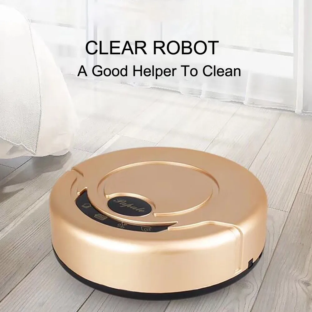 

Smart Easy Portable Intelligent Rechargeable Automatic Smart Robot Vacuum Cleaner Edge Cleaning Suction Sweeper time Household