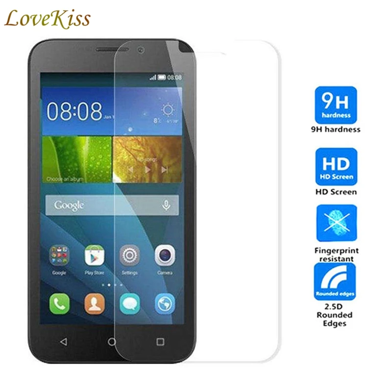 

2.5D Tempered Glass For Huawei Y5c Y541 Y541-u02 Case Honor Bee Screen Protector Film For Huawei Y5C Protective Guard Cover Film
