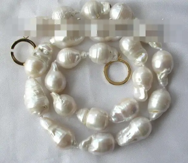 

song voge gem nanJ2425 baroque white keshi reborn freshwater pearl necklace