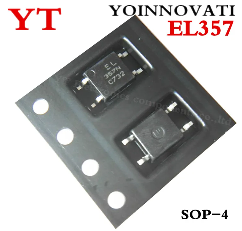 250 шт./лот EL357N C EL357 SMD оптрон лапками углублением SOP 4 может заменить TLP181