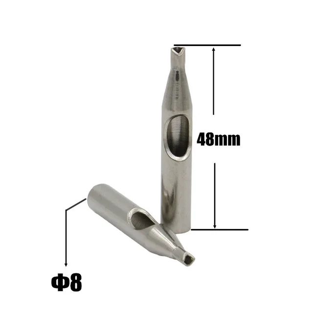 Высокое качество 10 шт. 304 Нержавеющая сталь татуировки Советы для тату мастера наконечники форсунки 5/7/9FT для иглы татуировки Аксессуары;