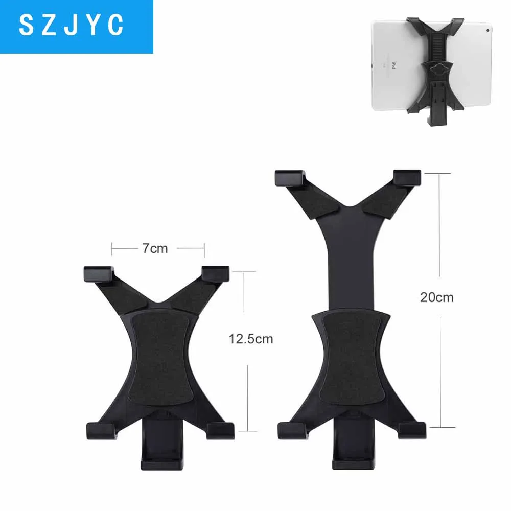 

JYC Universal Tablet Stand Tripod Mount Holder Bracket Clip For iPad 2/3/4/Air Phone Clamp With 1/4"Thread Adapter Accessory