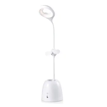 

Learning Creative Reading Charging Pen Holder Usb Abs Material Smart Led Creative With Small Fan Table Lamp