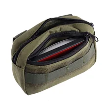 tactical pocket organizer edc pouch military belt pouch waterproof hunting pack tool bag small army utility field new tactical military hunting small utility pouch pack army molle cover scheme field sundries bags outdoor sports mess briefcase