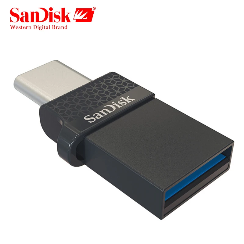 Sandisk Type-C USB Dual OTG USB Flash Drive 32GB 16GB 64GB 128GB high speed Multifunctional Pen Drives 2.0 PenDrivesfor Android