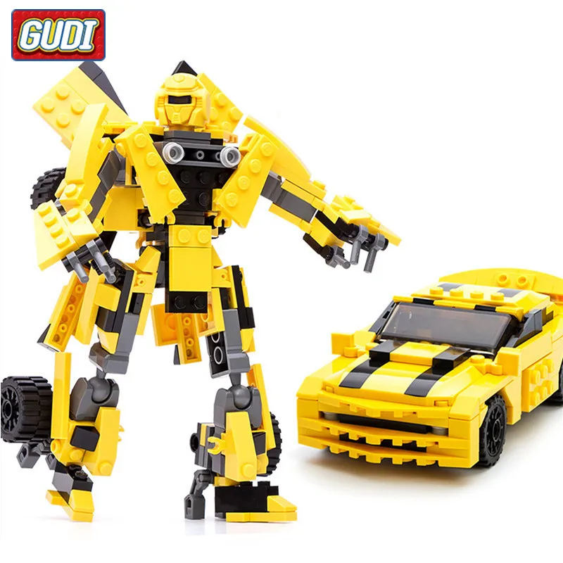 

GUDI [2 In 1] Block Toys 211pcs/set Model Building Blocks Toys for Children Educational DIY Bricks Kids Best Birthday Gifts