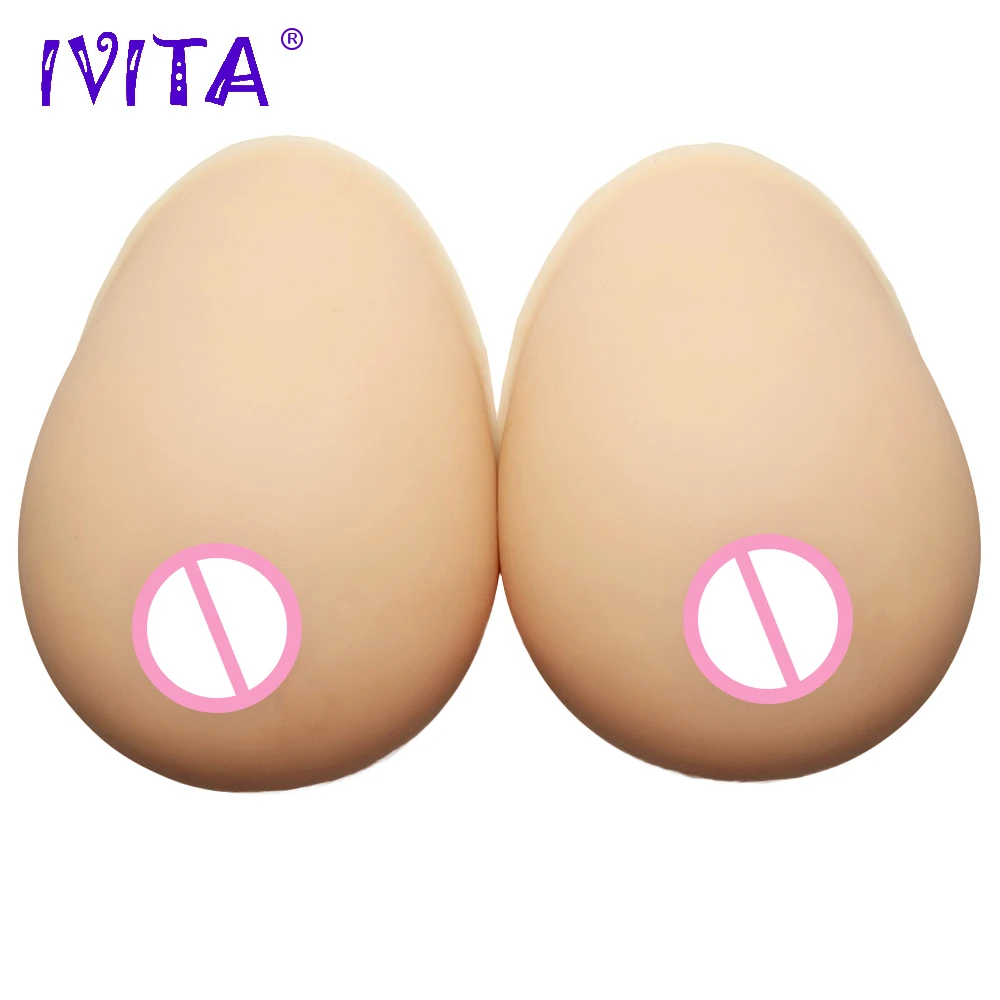 IVITA 1000 г/пара бежевый реалистичный силиконовый бюстгальтер для груди поддельные