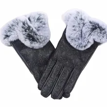 Модные женские зимние теплые кожаные перчатки для вождения, мягкие льняные Перчатки, варежки, длинные пальцы, женские перчатки, Luvas de inverno Gants