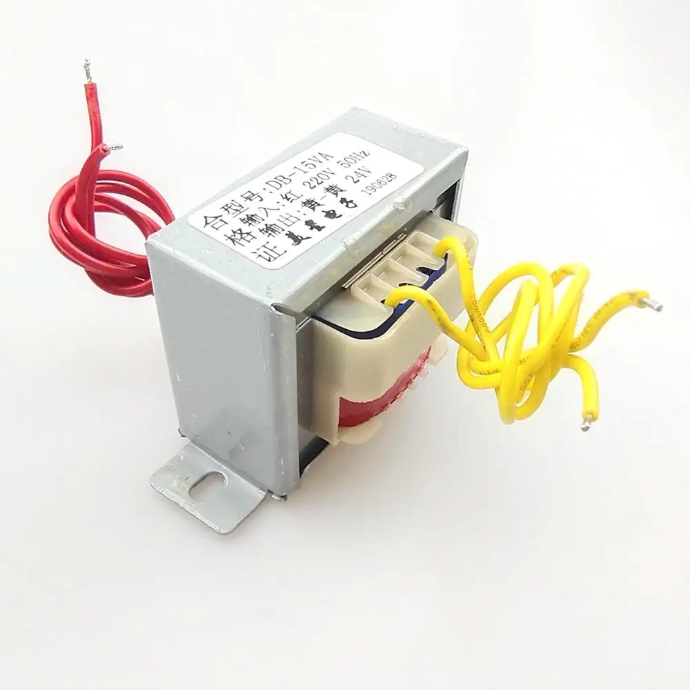 Transformateur 220v 24v EI5725 15 Вт 15VA 220 EI5725 15 Вт 15VA 220 V-24 V AC 24В преобразователь 0.625A AC24V трансформатор электропитания