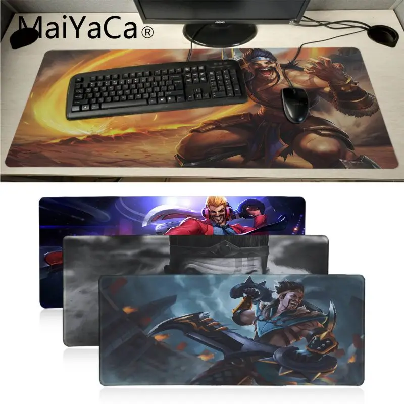 

Maiyaca крутой новый гладиатор draven lol Противоскользящий большой игровой коврик для компьютерной мыши компьютерный коврик lol сюрприз большой сюрприз