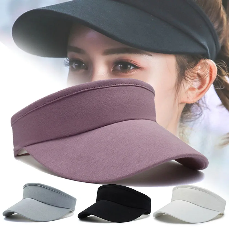 

Outdoor Sports Running Hat Sun Cap Wide Brim UV Protecting Summer Beach Sun Caps YA88
