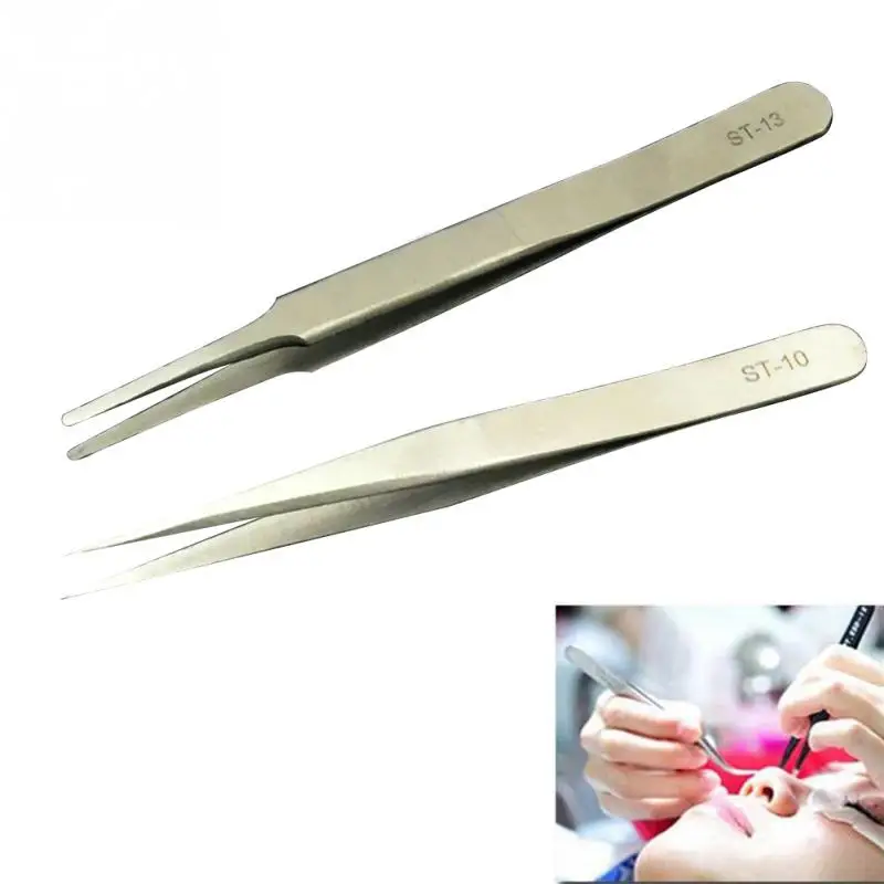 

Multi-type Stainless Steel Beauty Pliers Eyelash Extension Tweezers Lash Crafting Clips Makeup Accessory Tools