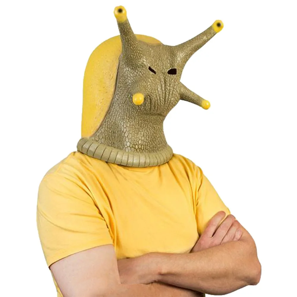 

Animal Latex Masks Snail Banana Slug Full Face Mask Adult Halloween Cosplay Props For Costume Accessories