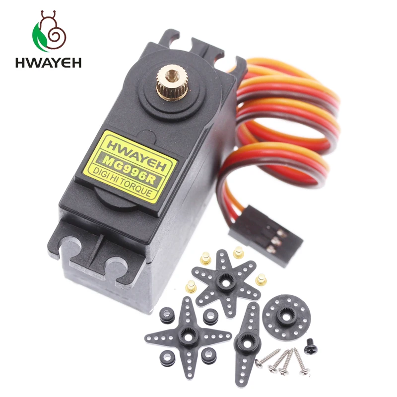 Сервоприводы Digital MG995 MG996 MG996R 13 кг 15 сервопривод металлическая Шестерня для