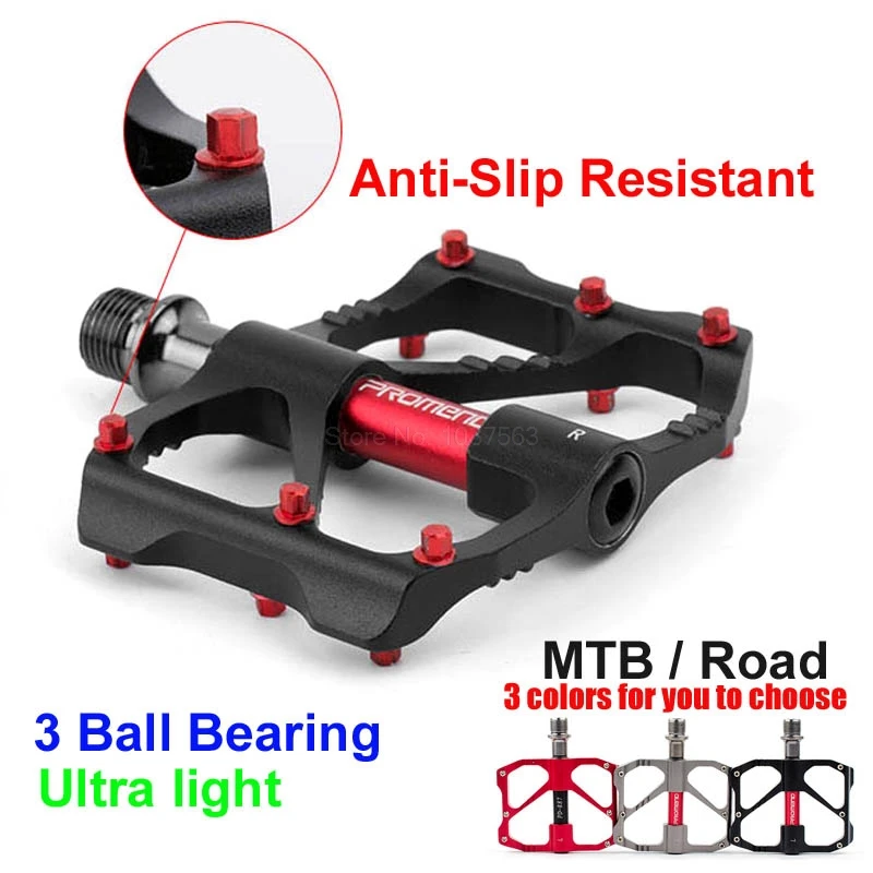 Педали для шоссейного велосипеда, педали для горного велосипеда Mtb, платформа из алюминиевого сплава, 3 герметичных подшипника, ультралегкие велосипедные педали, велосипедные аксессуары