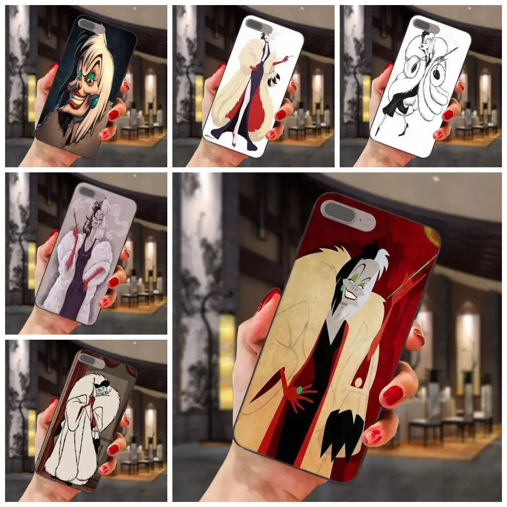 

Cruella Cartoon Soft Protector Phone Cases For Huawei nova 2 Plus 2S 3i 4 4e Y3 Y5 II Y6 Y7 Y9 Lite Plus Prime 2017 2018 2019