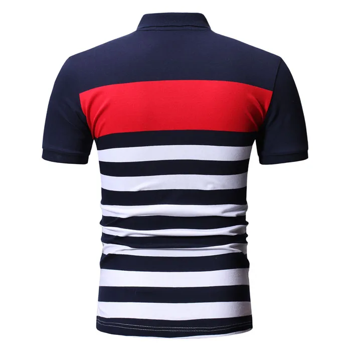 Homme летние рубашки поло модные с коротким рукавом мужские рубашки поло мужские Camisa Masculina мужские полосатые поло мужские рубашки поло MTS38