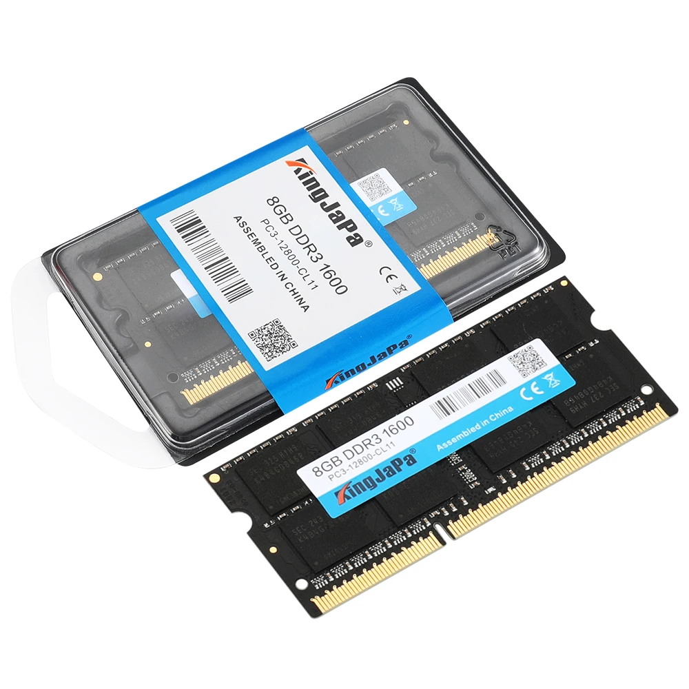 KingJaPa DDR3L DDR3 2G 4GB 8GB 1333Mhz 1600Mhz 1066Mhz SO-DIMM 1,35 V 1,5 V ноутбук ram 204Pin ноутбук память sodimm